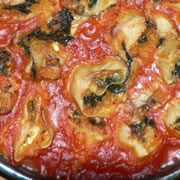 Squash & spinach pasta rotolo